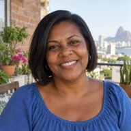 Retrato fictício de Juliana Santos